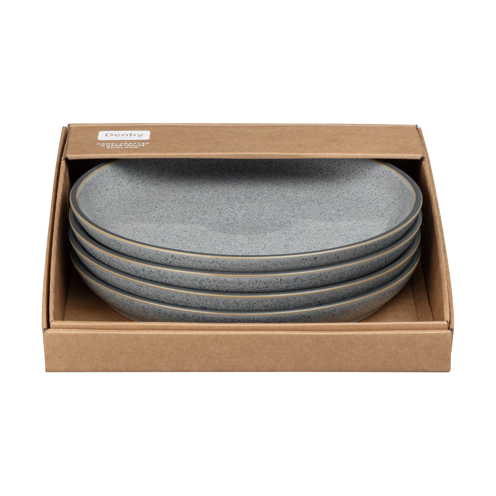 Talerz Studio Grey coupe 26 cm, 4 szt, Granite Denby