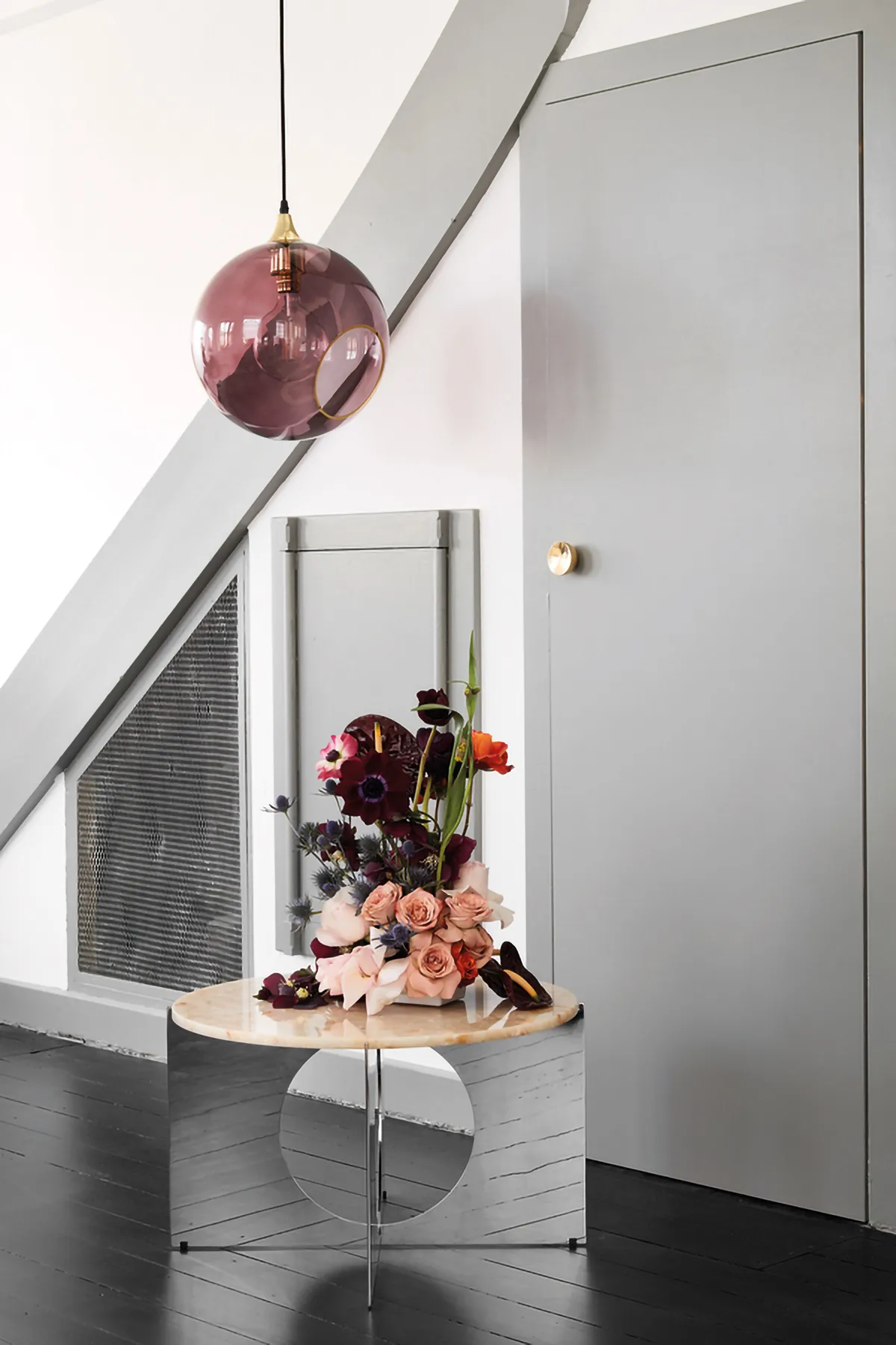 Ballroom zwis XL Ø32 cm, Purple rain Design By Us