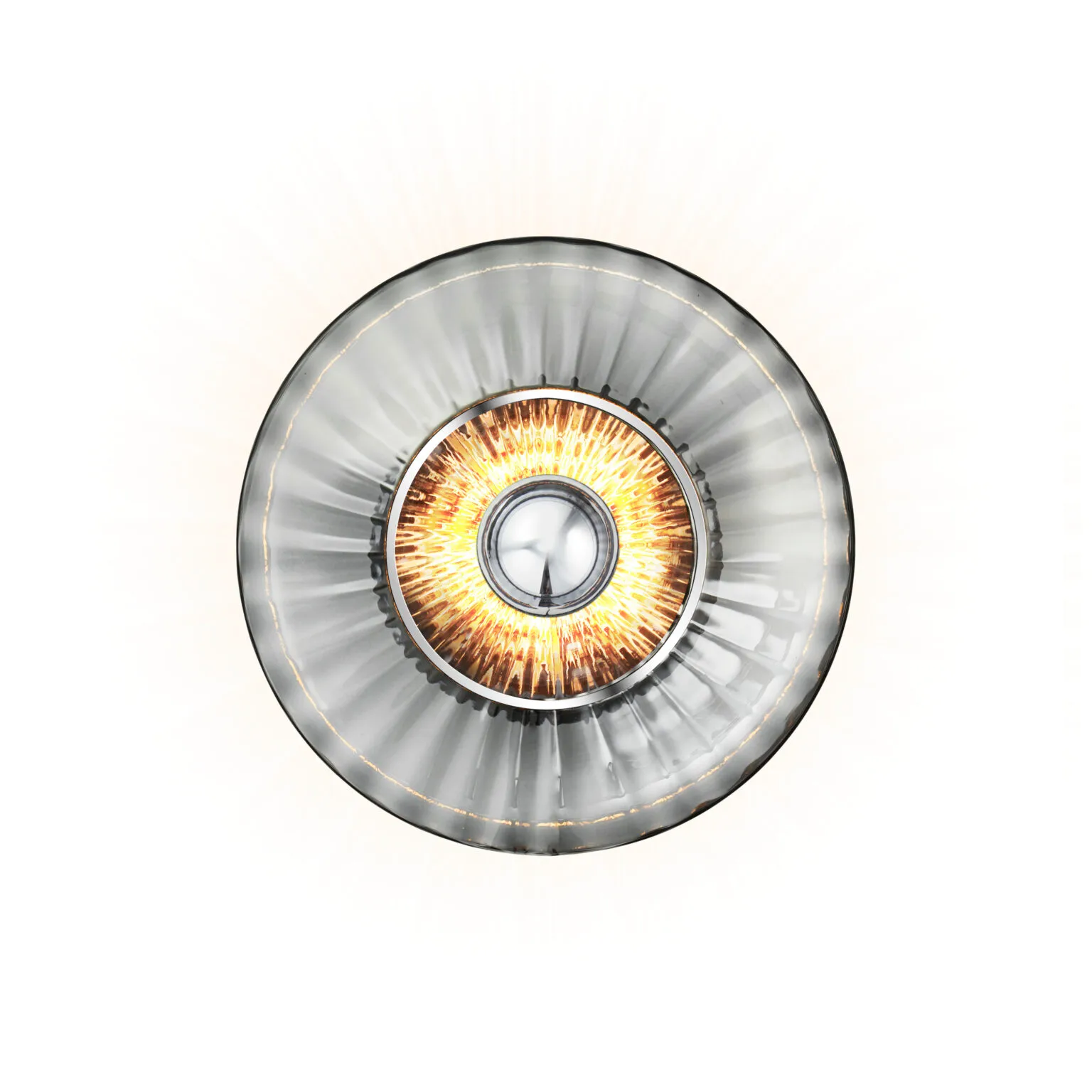 Kinkiet New Wave Optic Ø26 cm, Przydymiony Design By Us