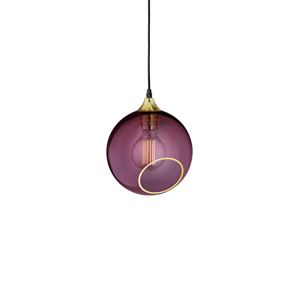 Lampa wisząca Ballroom Ø20 cm, Złoto-Purple Rain Design By Us
