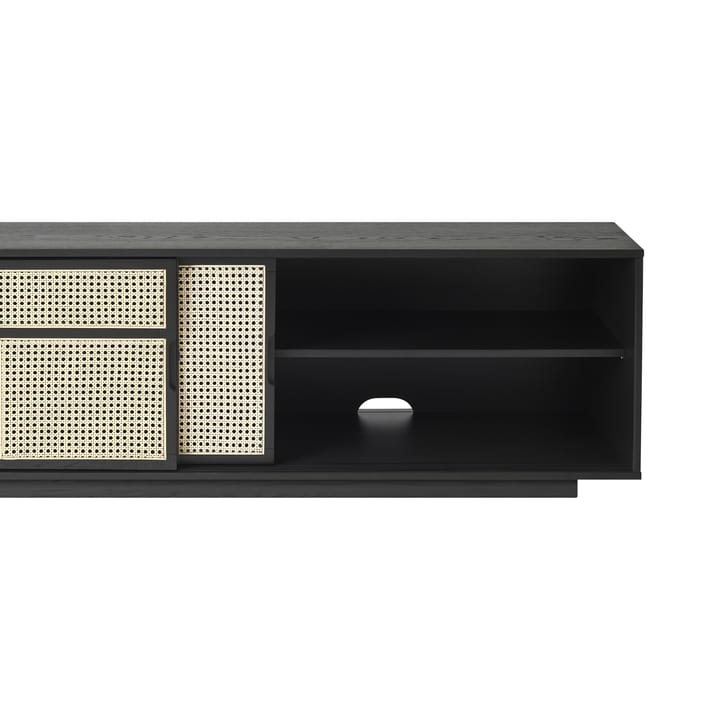 Air stolik boczny low, czarny, rotang Design House Stockholm