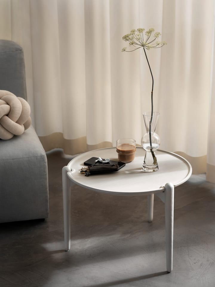 Aria stolik kawowy niski 37 cm - Biały - Design House Stockholm