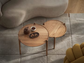 Aria stolik kawowy niski 37 cm - Dąb - Design House Stockholm