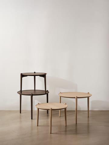 Aria stolik kawowy niski 37 cm - Light oak - Design House Stockholm