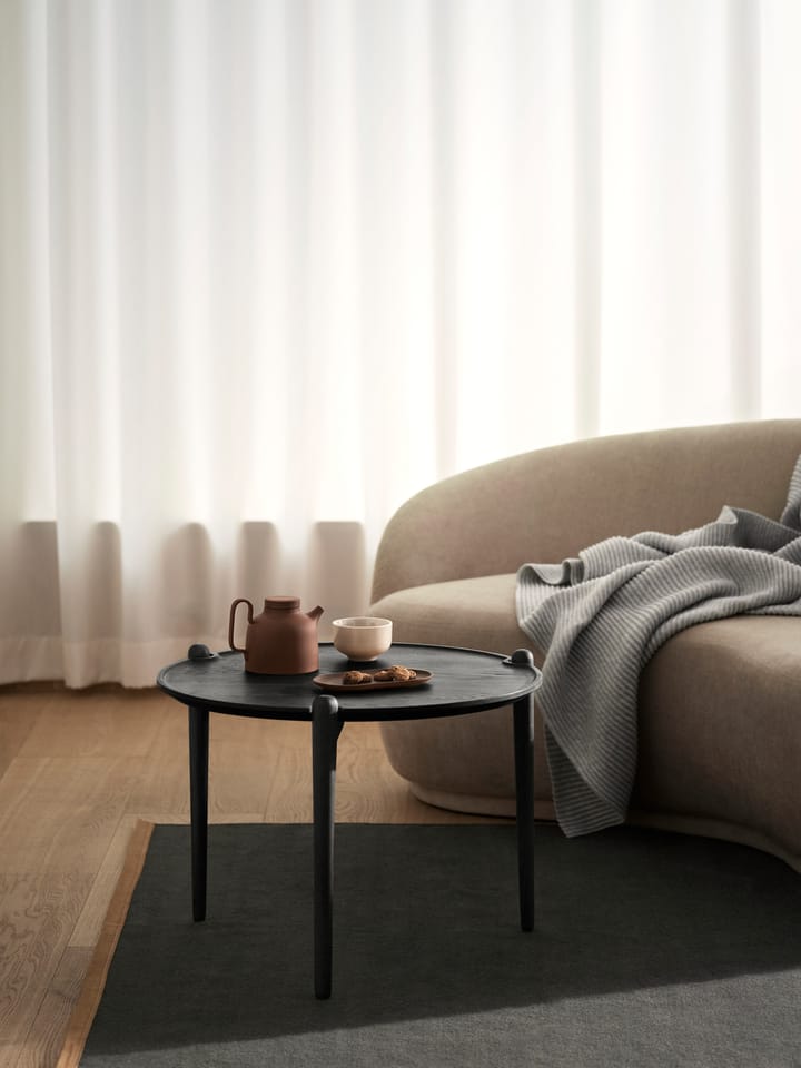 Aria stolik kawowy wysoki 46 cm, Czarny dąb Design House Stockholm