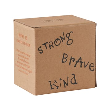 Astrid Lindgren Pippi rocznicowy kubek 20 cl - Strong Kind Brave - Design House Stockholm