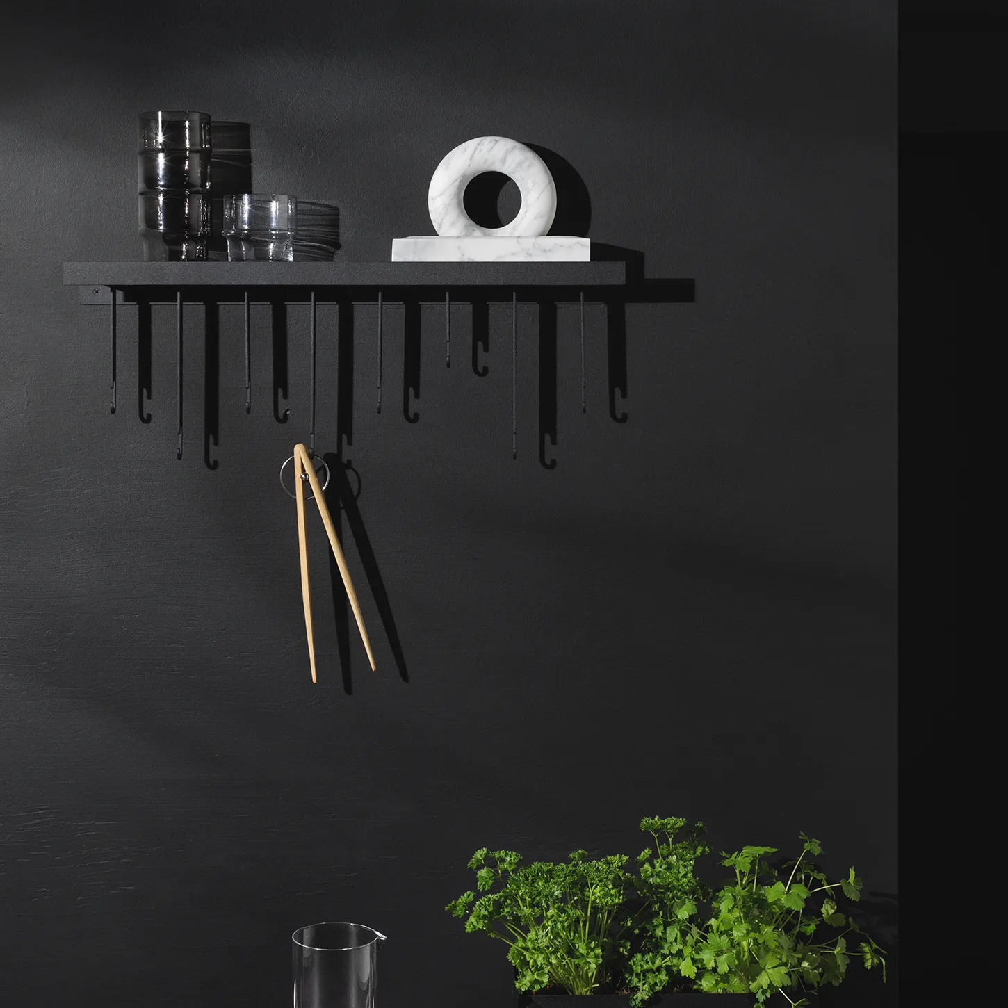 Ateljé wieszak, Czarny Design House Stockholm