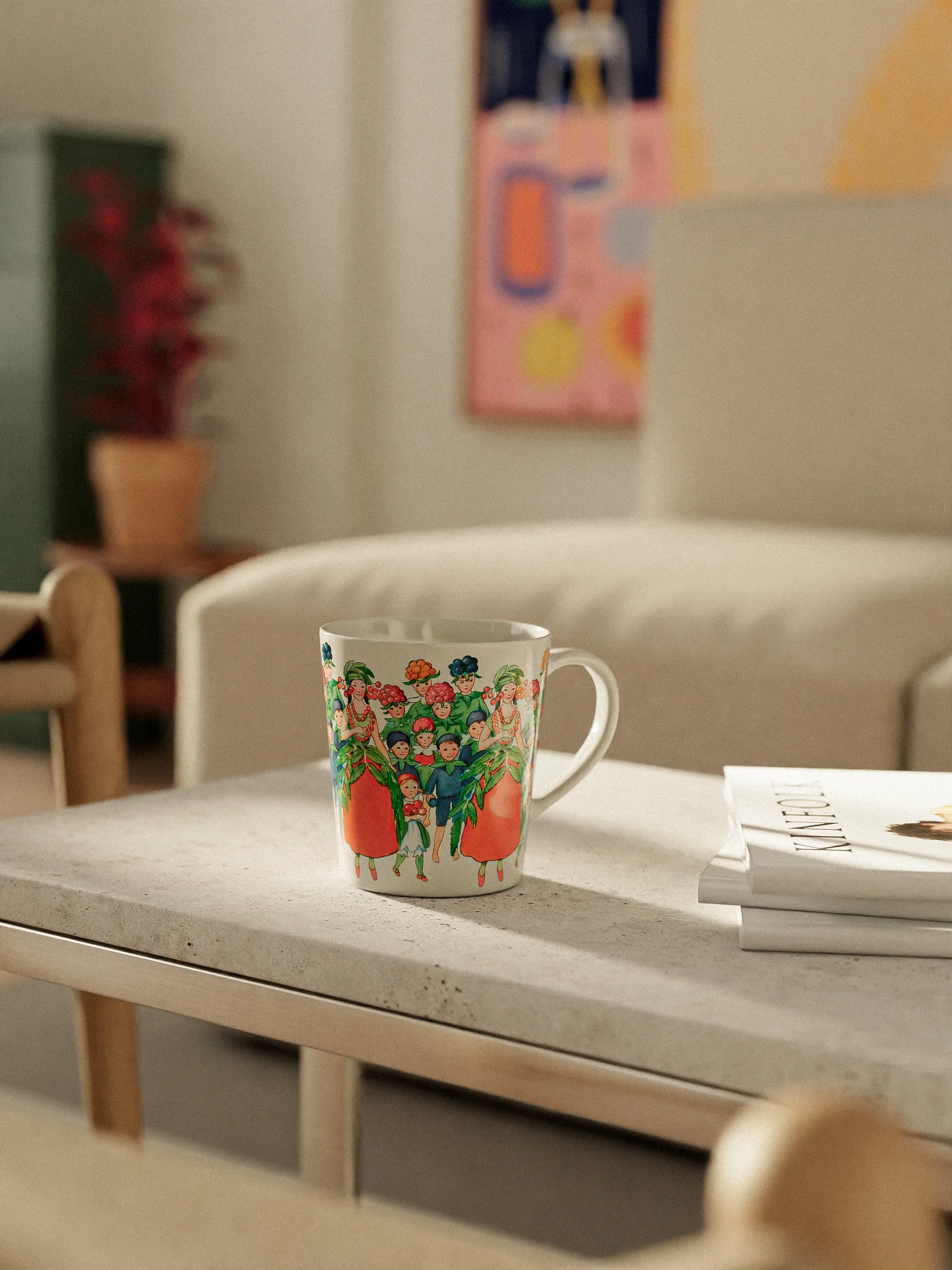 August kubek z uchem 400 ml, White Design House Stockholm