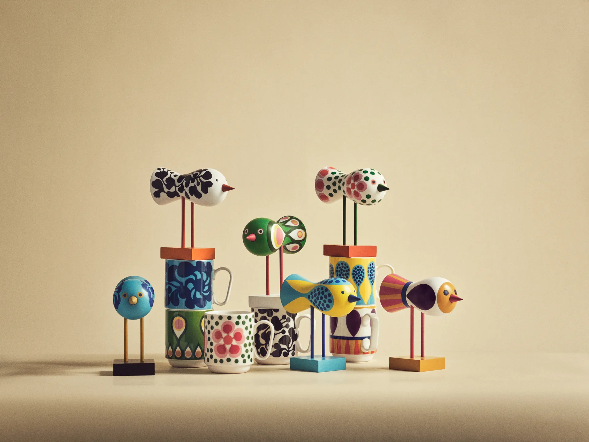 Birds 1967 kubek 350 ml, No. 6 Design House Stockholm