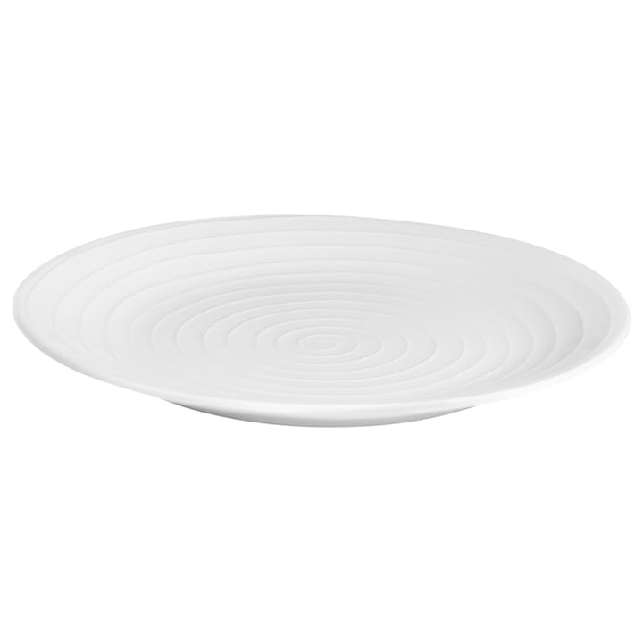 Blond talerz matowy 28 cm - pasek biały - Design House Stockholm