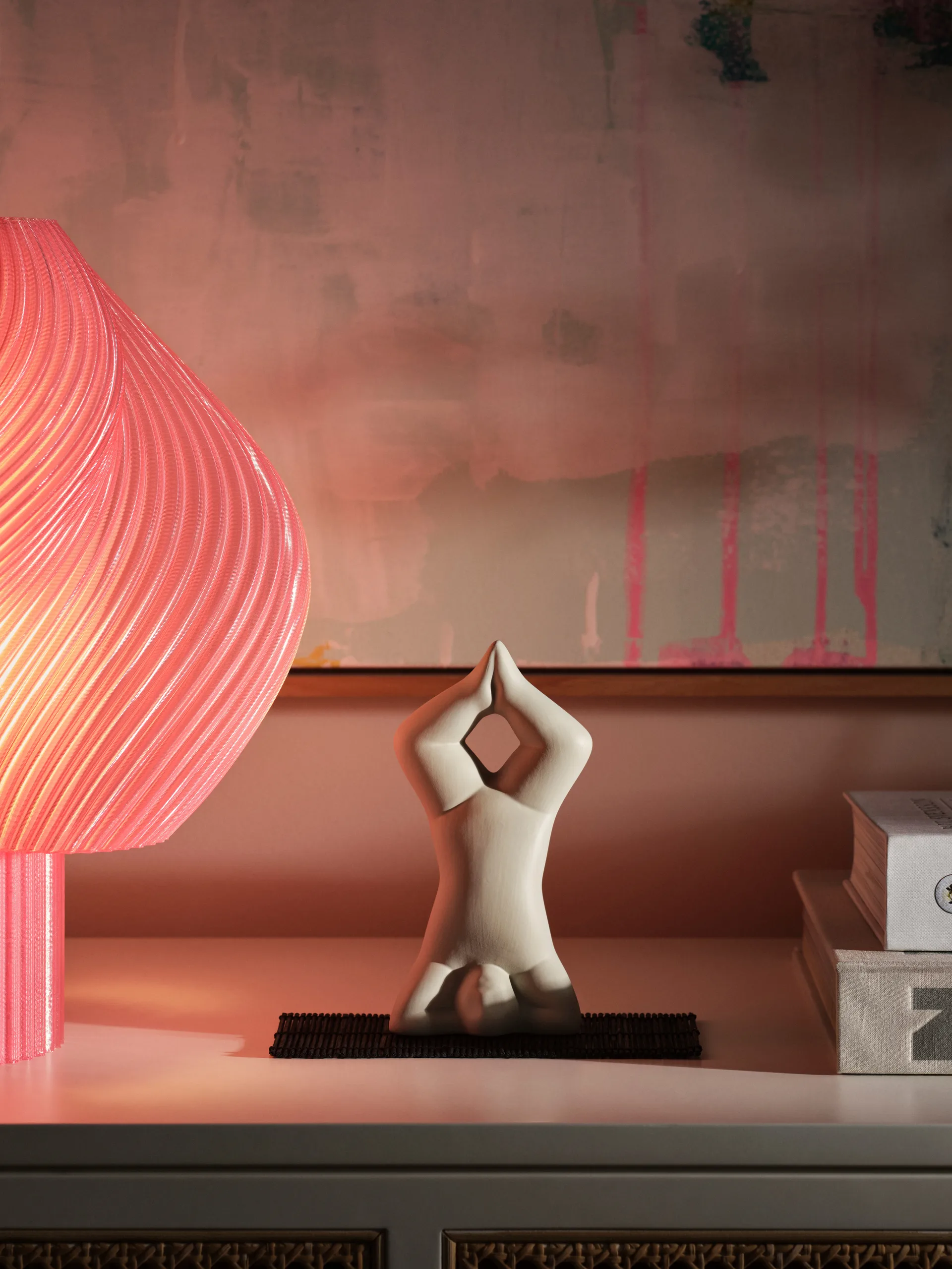 Dekoracja Yoga nr 3, Light grey Design House Stockholm