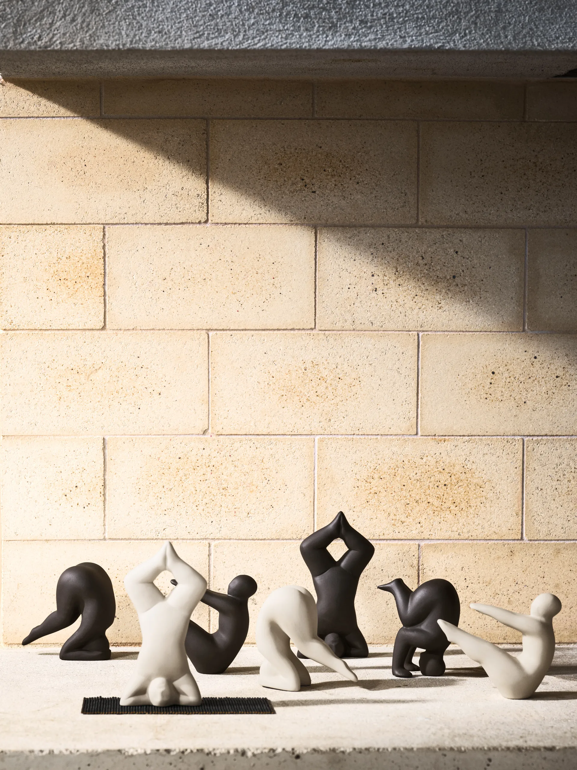 Dekoracja Yoga nr 4, Light grey Design House Stockholm