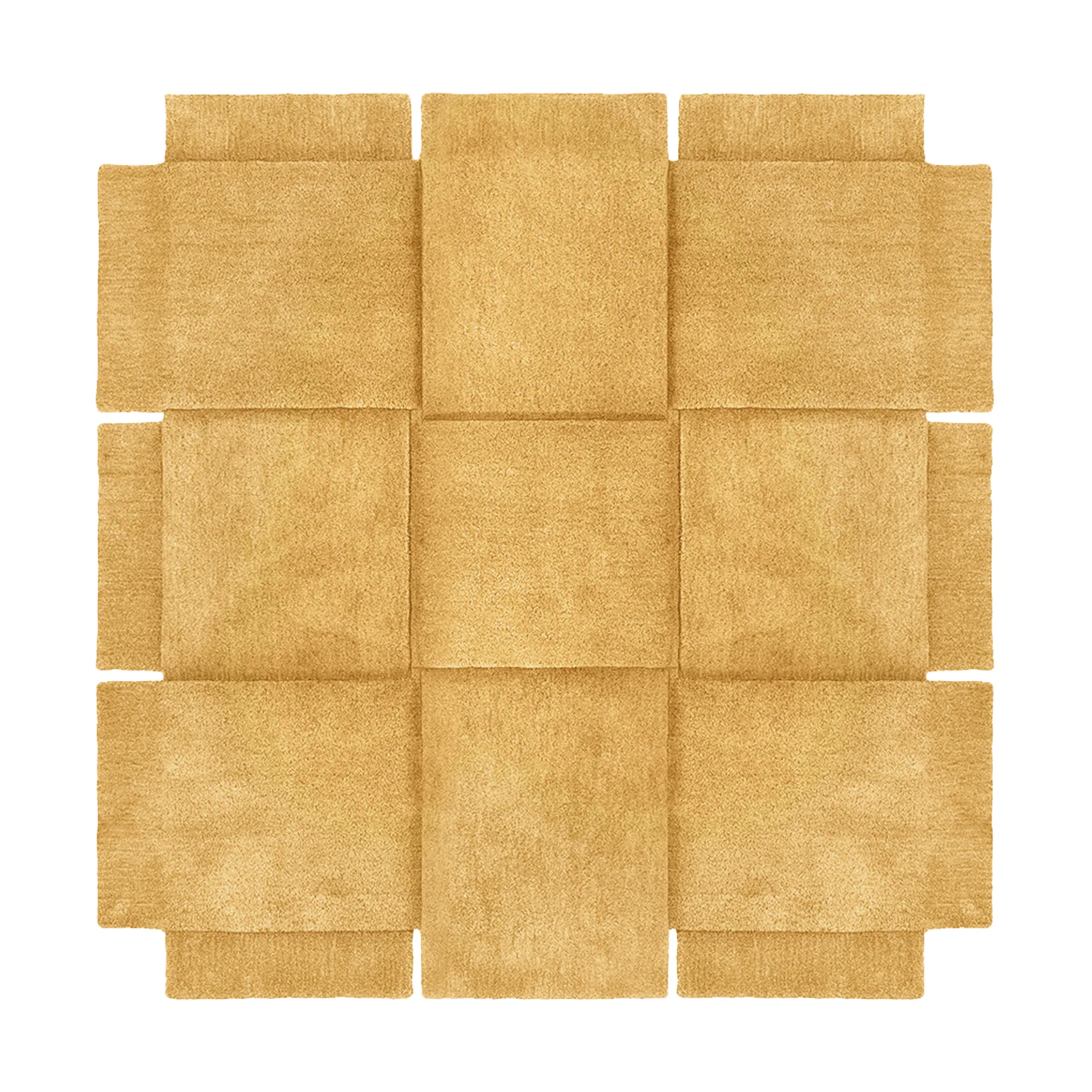 Dywan Basket yellow ochre, 180x180 cm Design House Stockholm