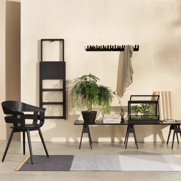 Dywan Fields 80x250 cm - Niebiesko-szary - Design House Stockholm