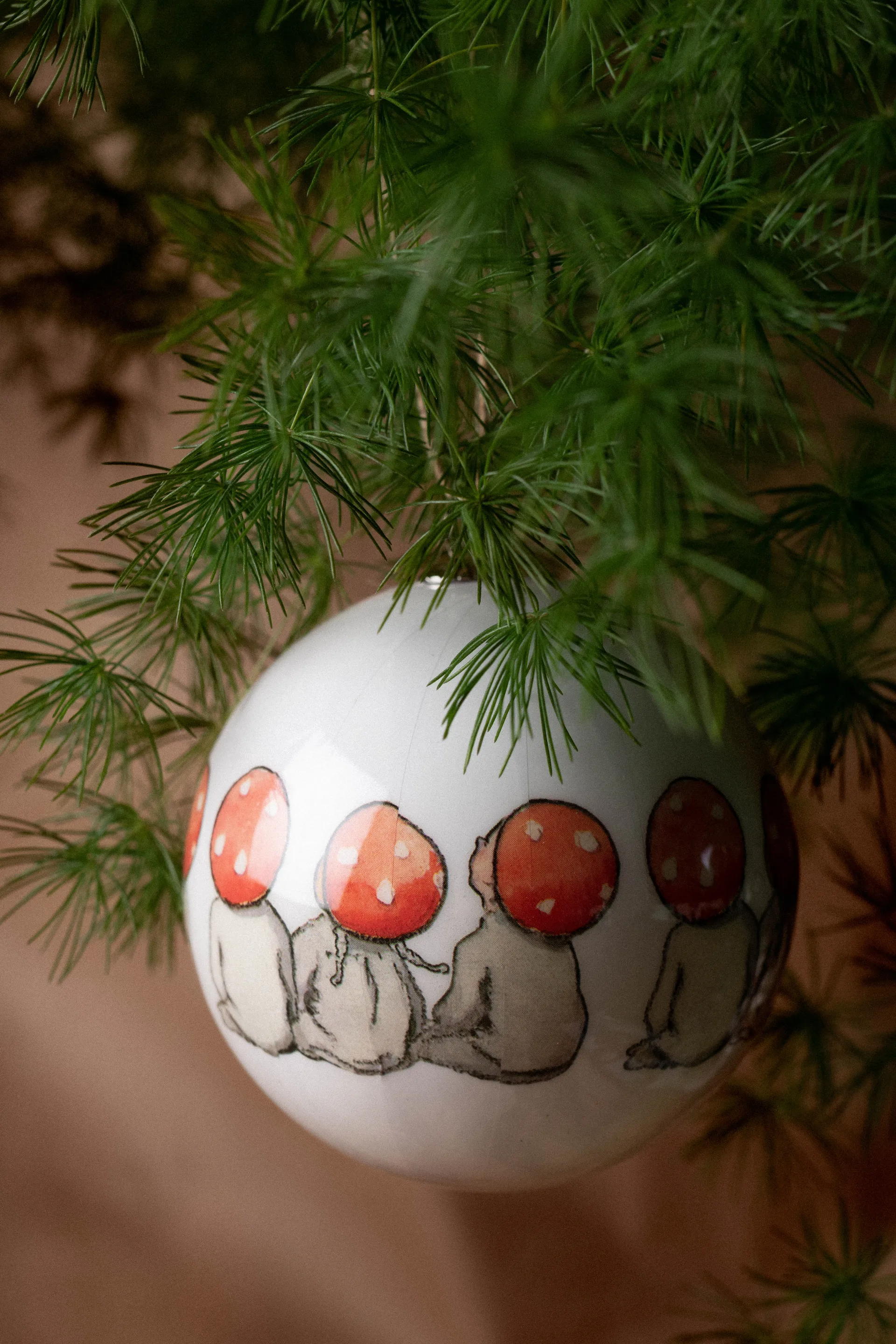 Elsa Beskow Bombki choinkowe 3 szt, Zestaw nr 8 Design House Stockholm