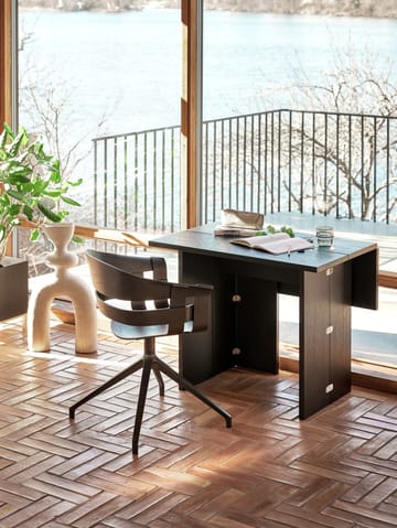 Flip st�ół  - Czarny 90 cm - Design House Stockholm