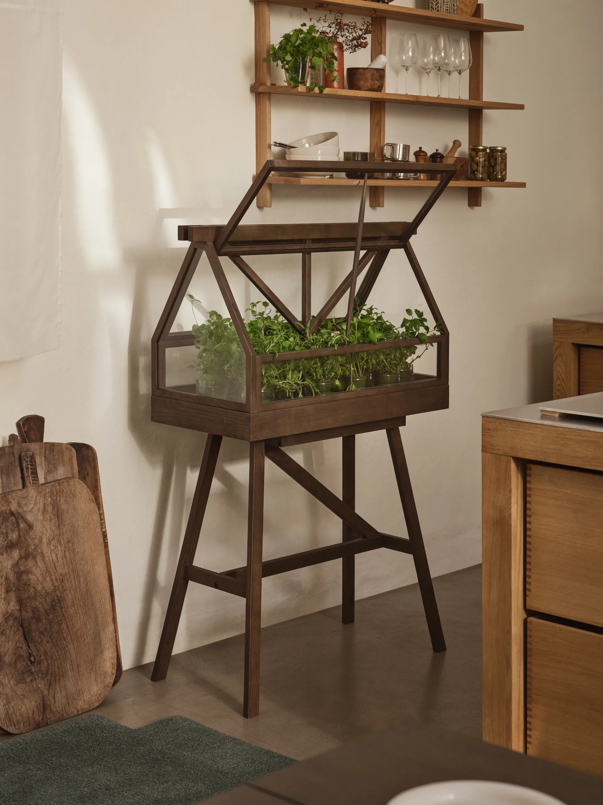 Greenhouse szklarnia, Dark ash Design House Stockholm