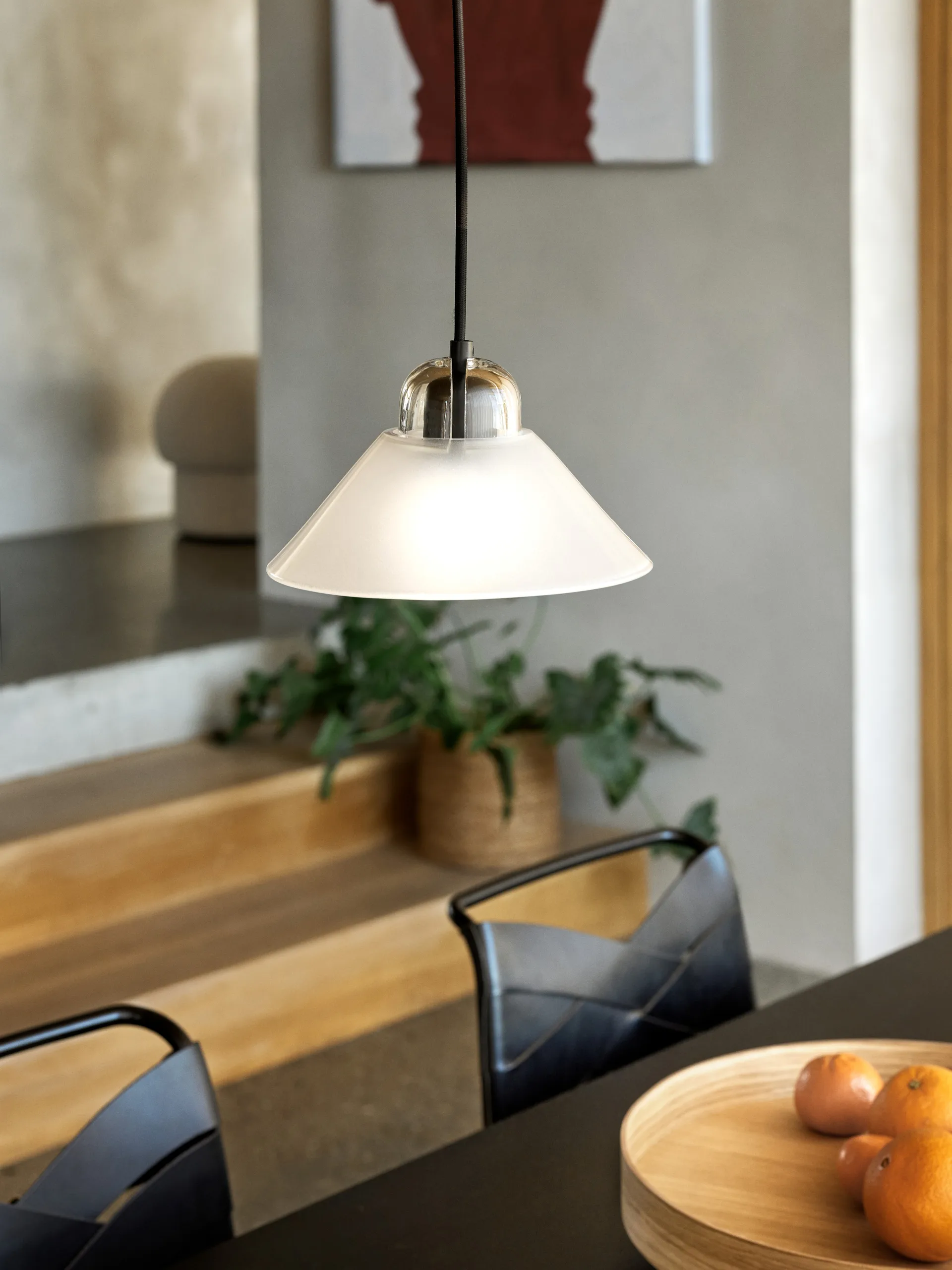 Kalo lampa wisząca, Biały-czarny Design House Stockholm