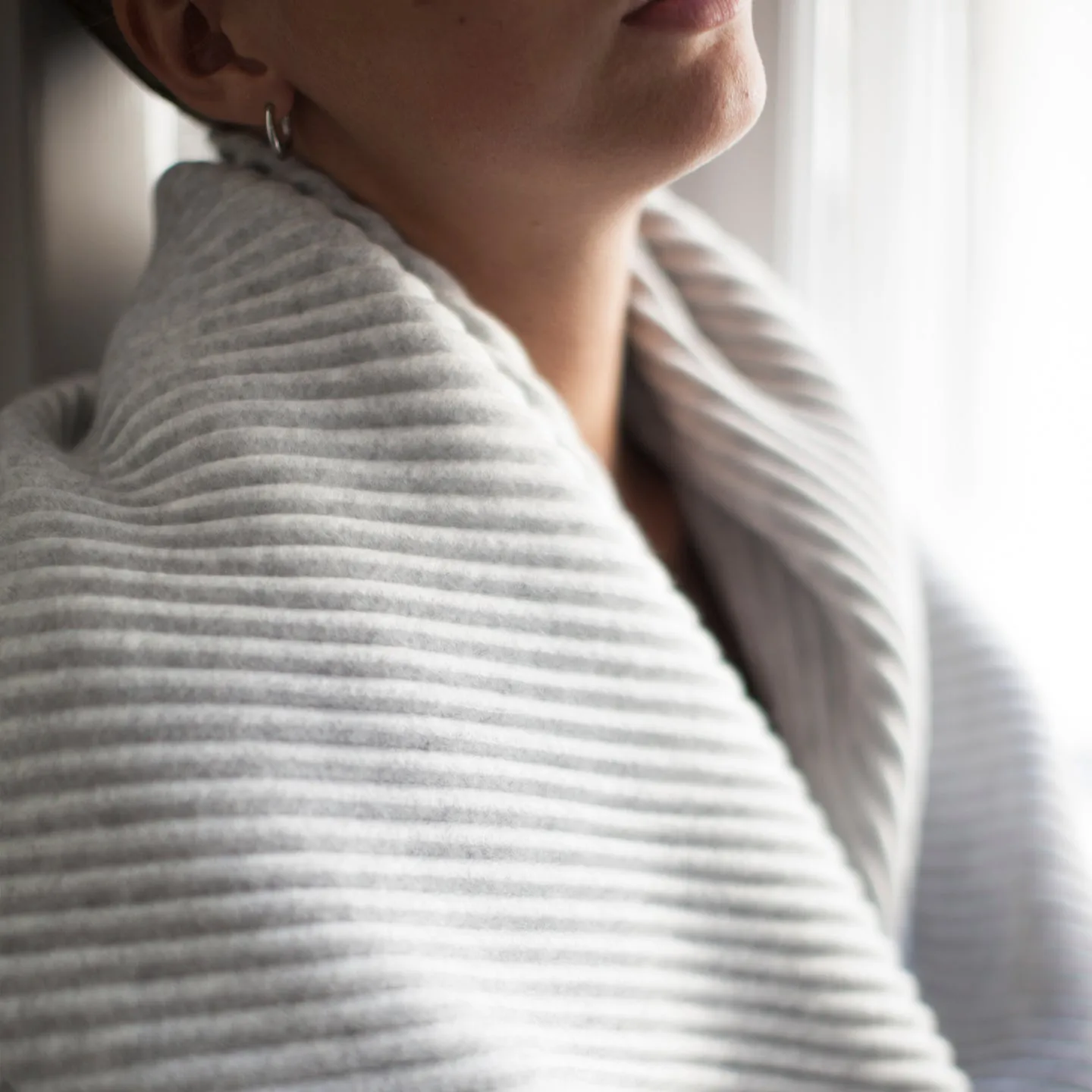 Koc Pleece 140x160 cm, Jasnoszary Design House Stockholm