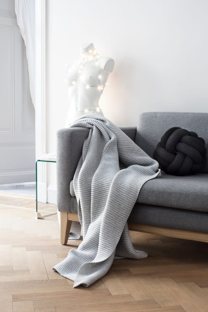 Koc Pleece 140x170 cm, Jasnoszary Design House Stockholm