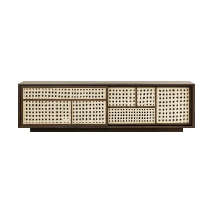 Komoda Air , low - Ciemny dąb - Design House Stockholm