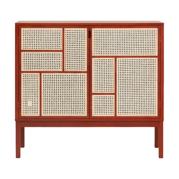 Kredens Air  - Red, 120x110 cm, z nogami - Design House Stockholm