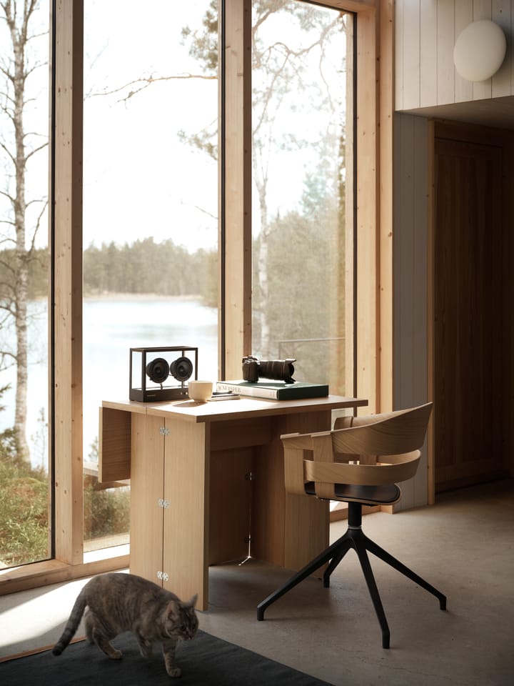 Krzesło biurowe Wick Chair, dąb-szary metalnoga Design House Stockholm