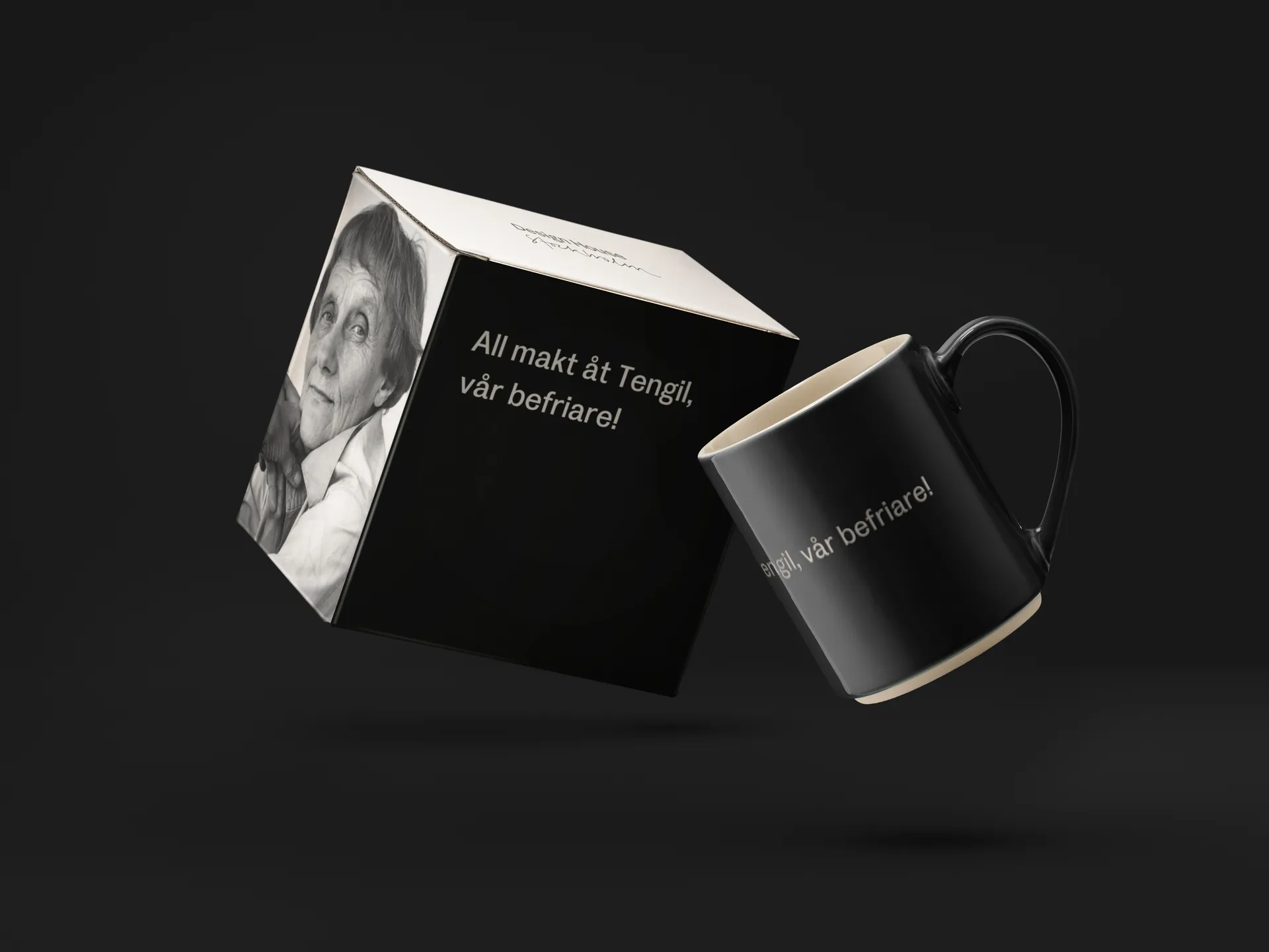 Kubek Astrid Lindgren, cała moc dla Tengila, Tekst szwedzki Design House Stockholm