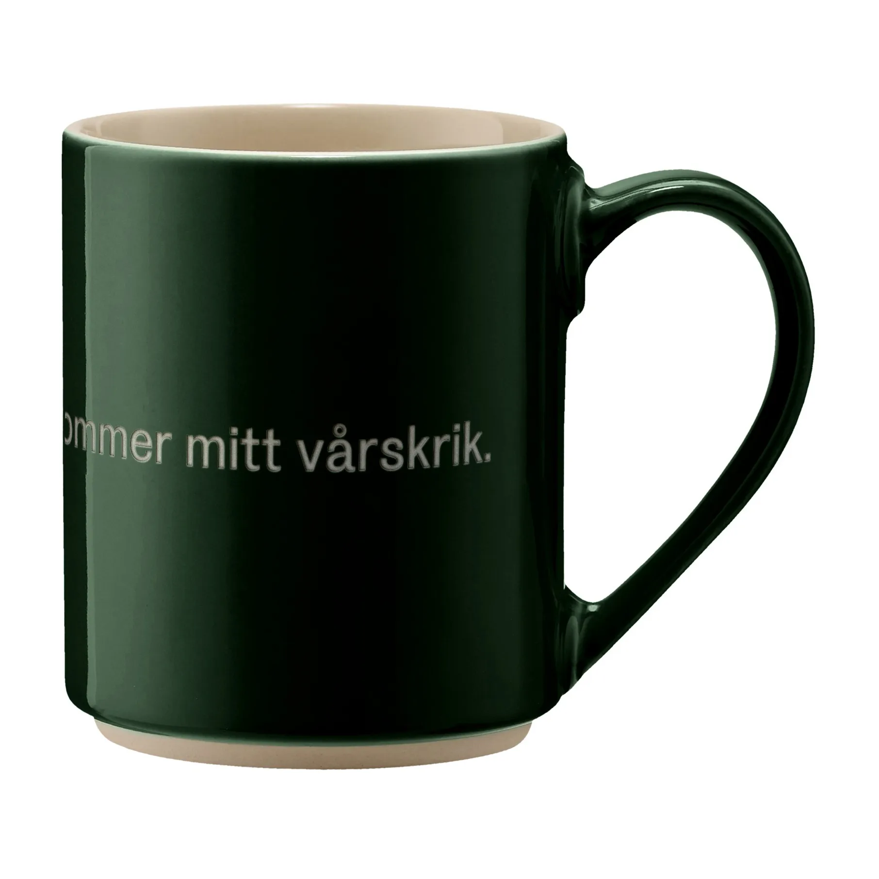 Kubek Astrid Lindgren, håll för örona, Tekst w języku szwedzkim Design House Stockholm