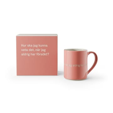 Kubek Astrid Lindgren "hur ska jag kunna veta det.." - Svensk text - Design House Stockholm