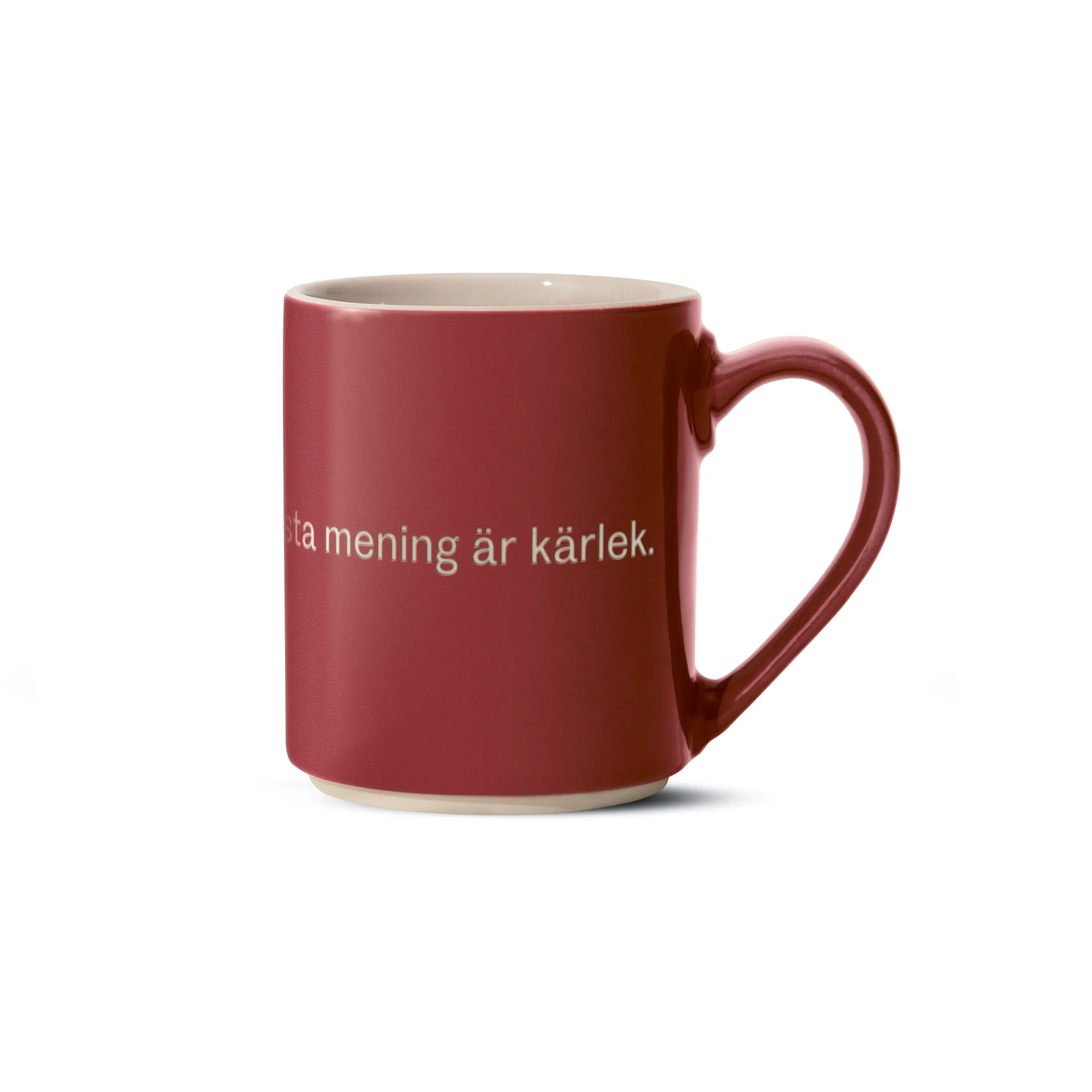 Kubek Astrid Lindgren, ja, jag tror att livets…, Szwedzki tekst Design House Stockholm