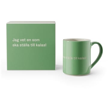 Kubek Astrid Lindgren, jag vet en som ska… - Szwedzki tekst - Design House Stockholm