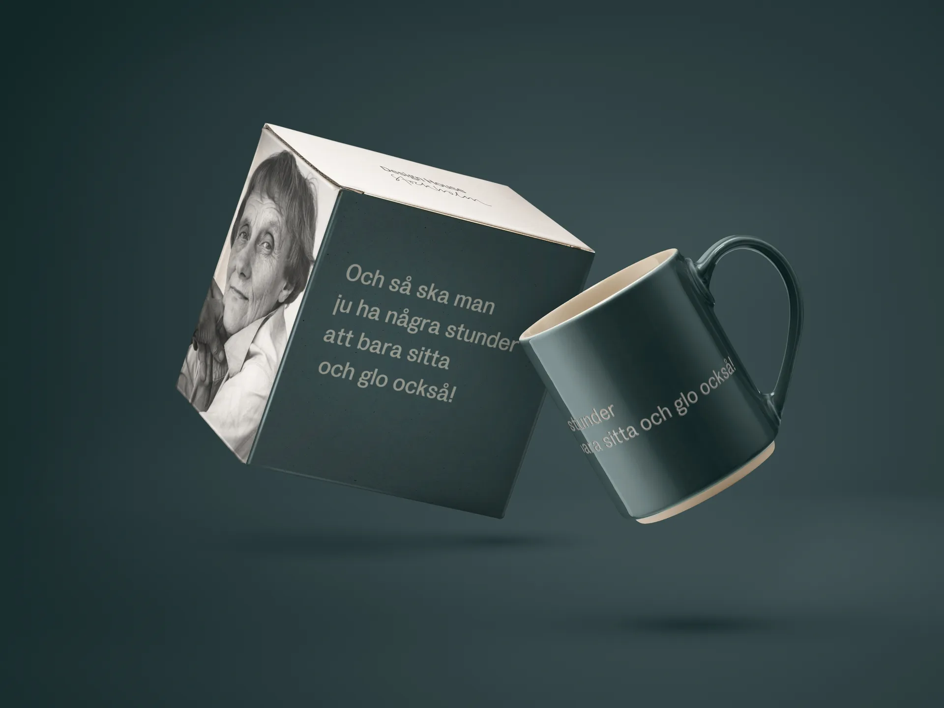 Kubek Astrid Lindgren, och så ska man ju ha, Tekst szwedzki Design House Stockholm