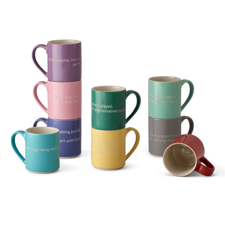 Kubek Astrid Lindgren, tak płynie czas  - Tekst angielski - Design House Stockholm