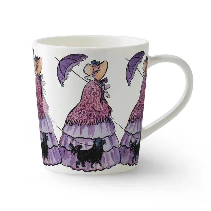 Kubek z uchem Aunt Lavender - 400 ml - Design House Stockholm