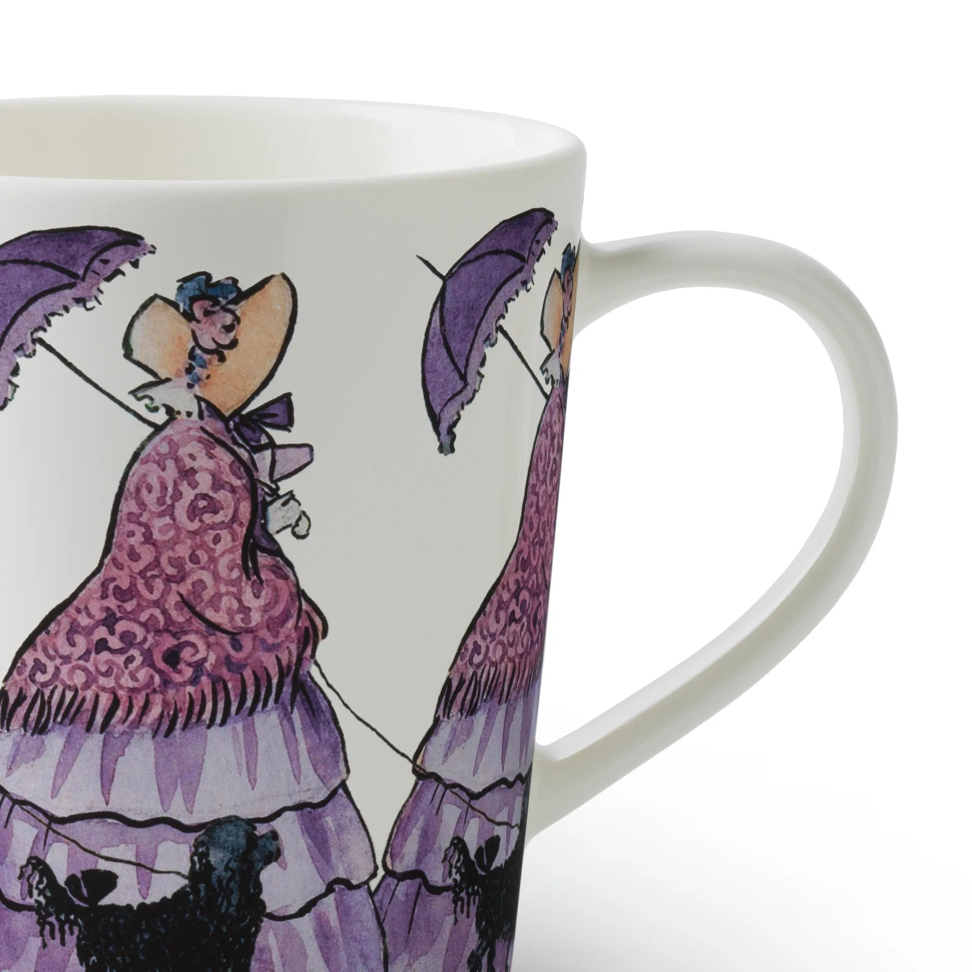 Kubek z uchem Aunt Lavender, 400 ml Design House Stockholm