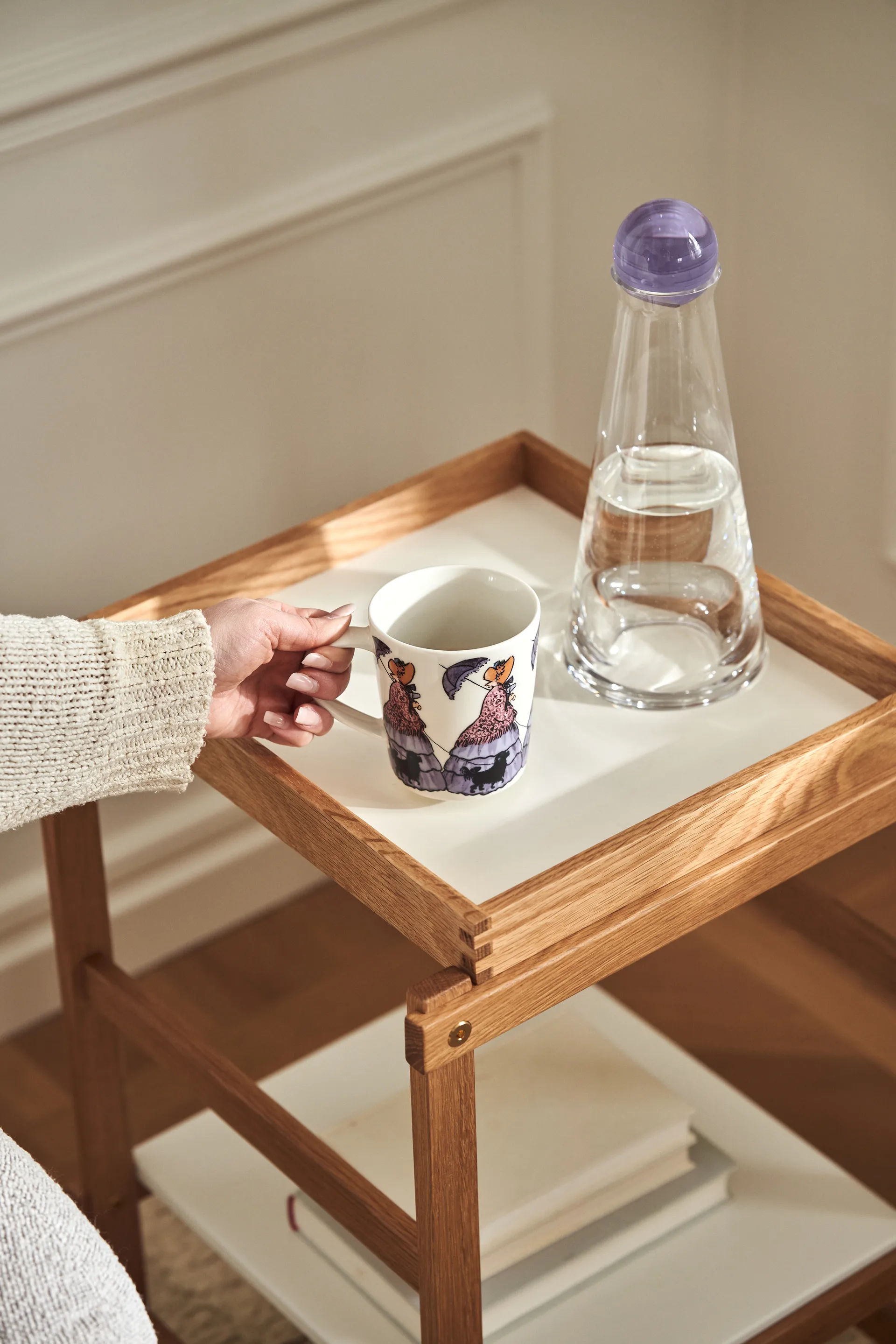 Kubek z uchem Aunt Lavender, 400 ml Design House Stockholm