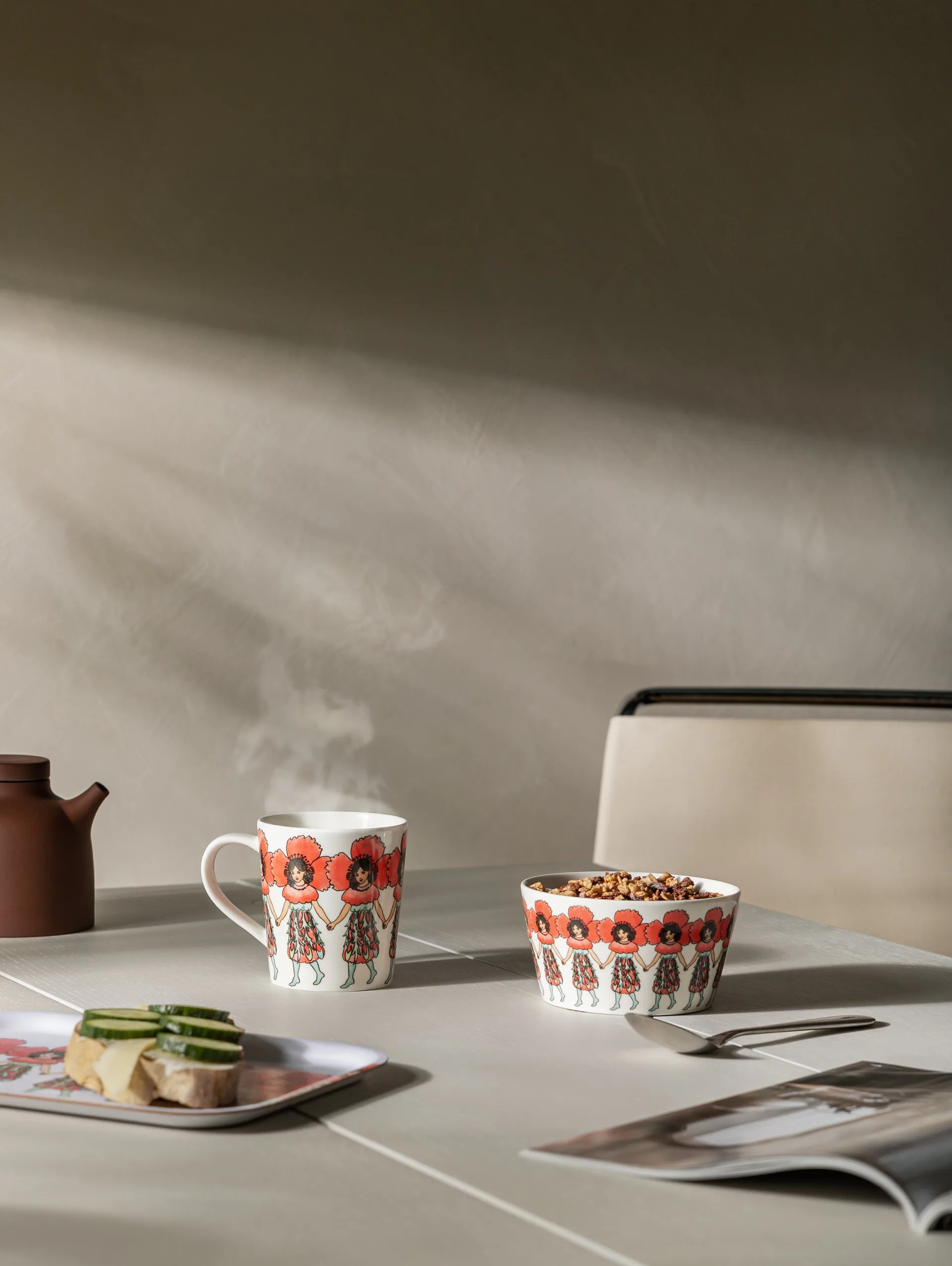 Kubek z uchem Vallmo, 400 ml Design House Stockholm