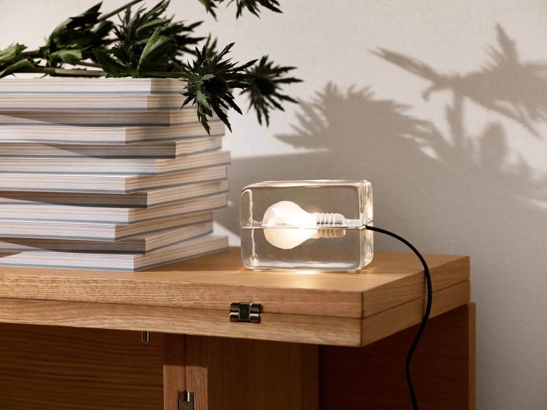 Lampa Block Mini, Przezroczysty Design House Stockholm