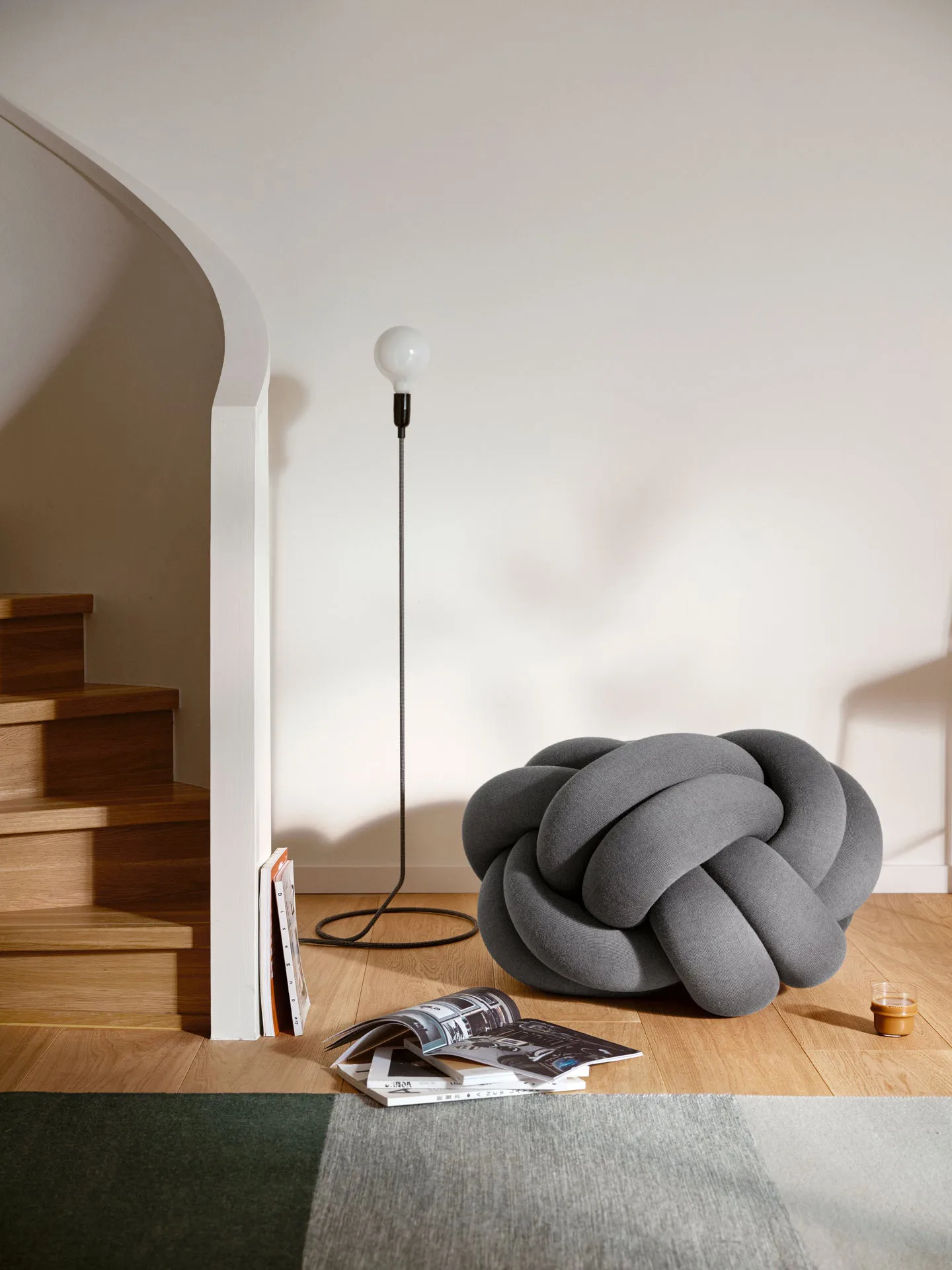 Lampa Cord , Czarnobiały Design House Stockholm
