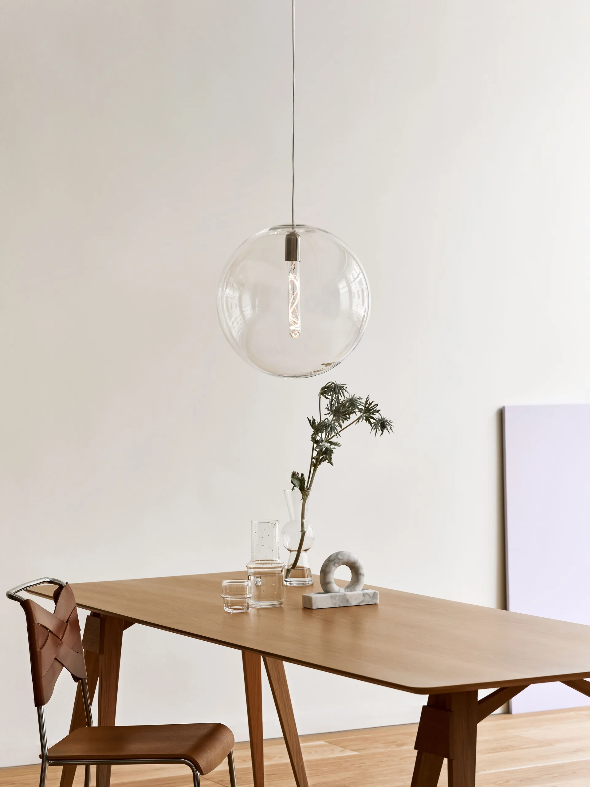 Lampa Luna przezroczysta, Duży Design House Stockholm
