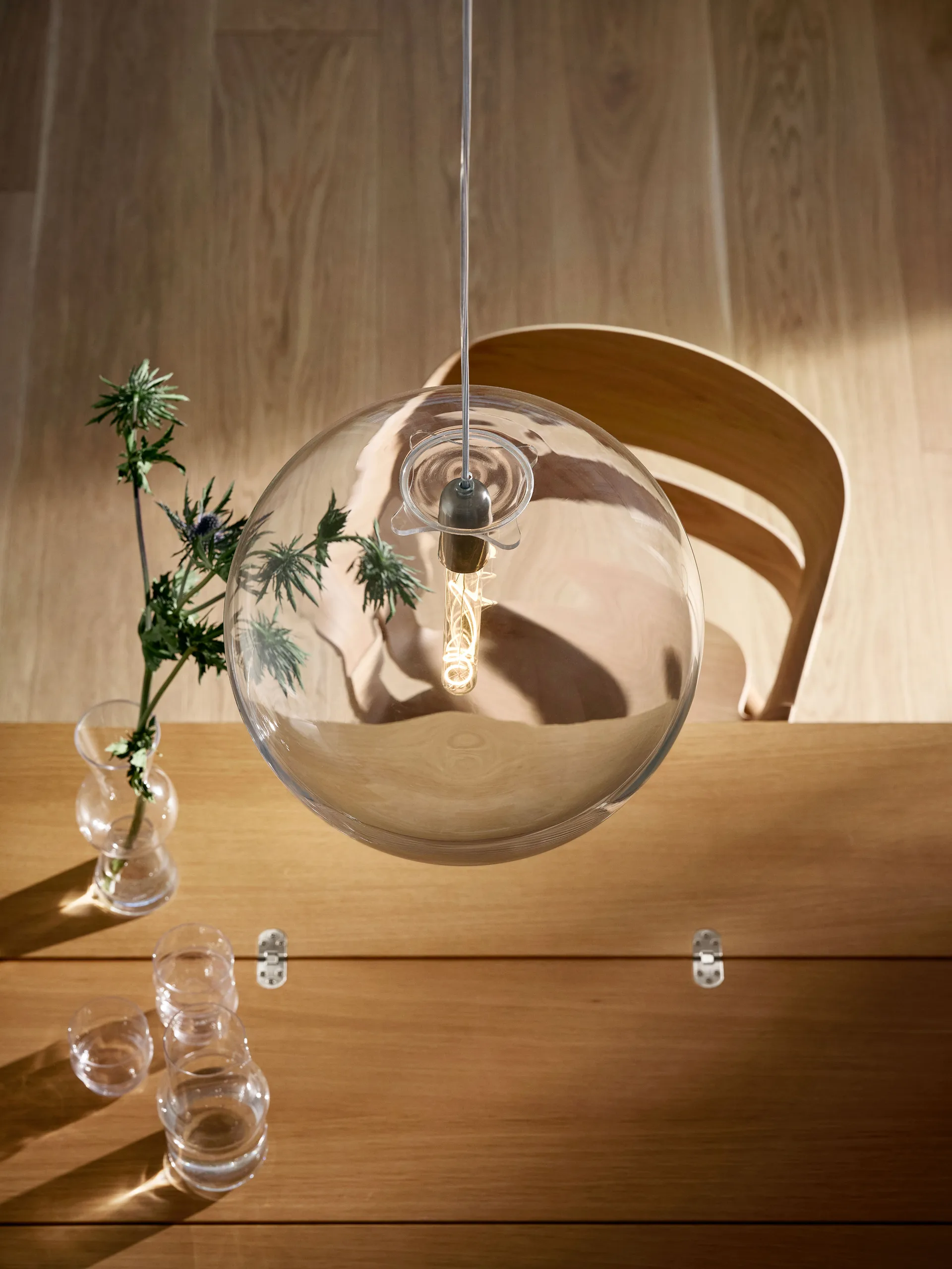 Lampa Luna przezroczysta, Duży Design House Stockholm