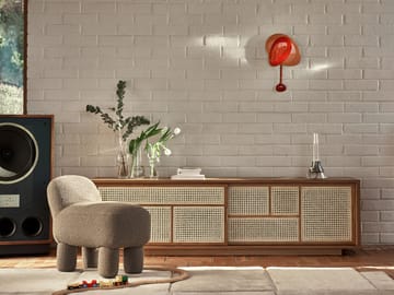 Mellow Clock Zegar ścienny - Red - Design House Stockholm