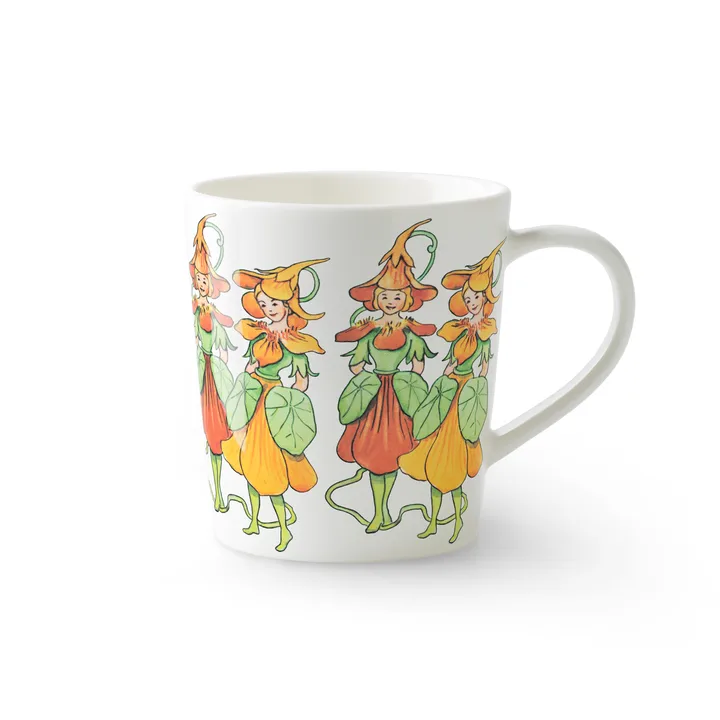 Nasturtium kubek z uchem 400 ml - White - Design House Stockholm