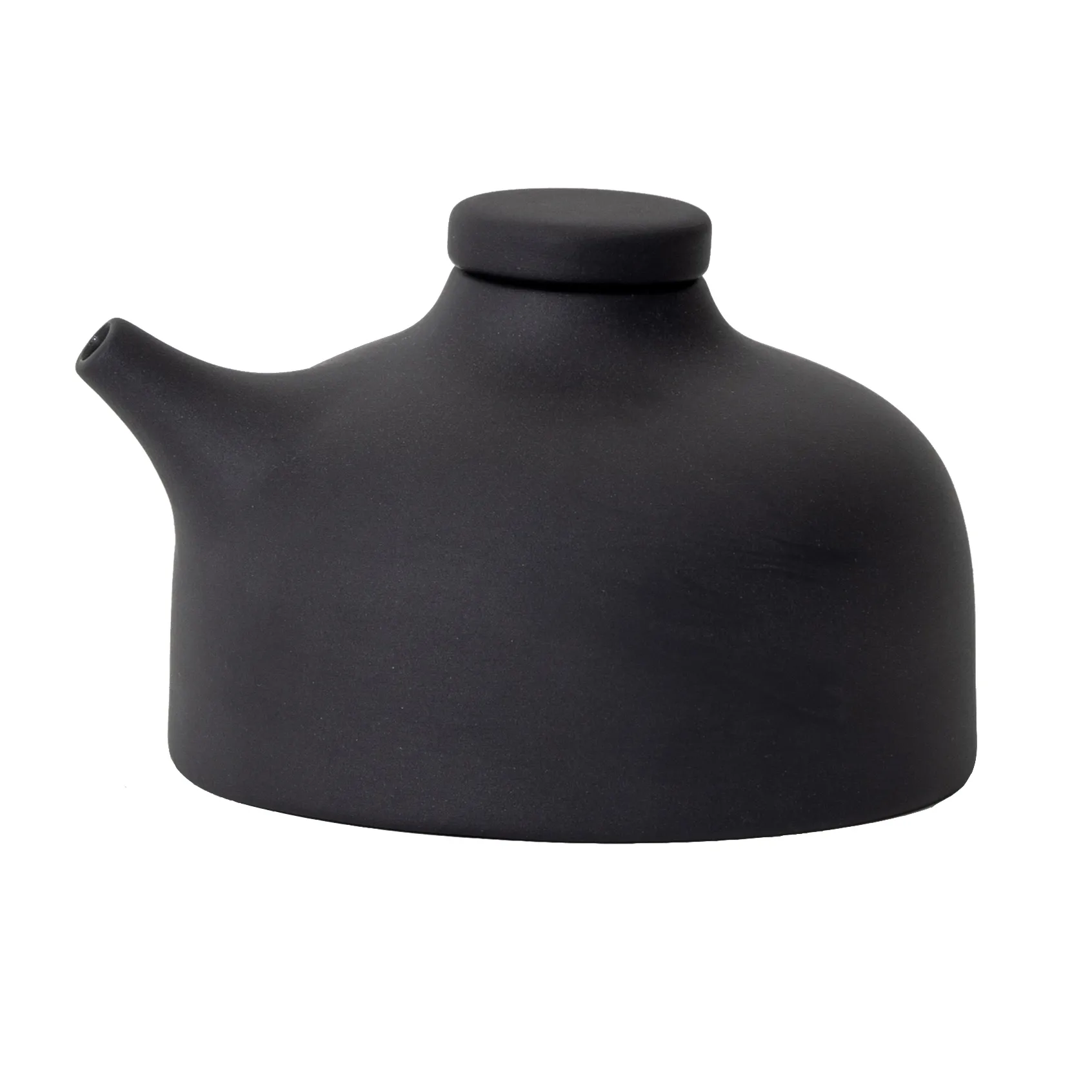 Piaskowy dzbanek do sosu sojowego 120 ml, Black clay Design House Stockholm