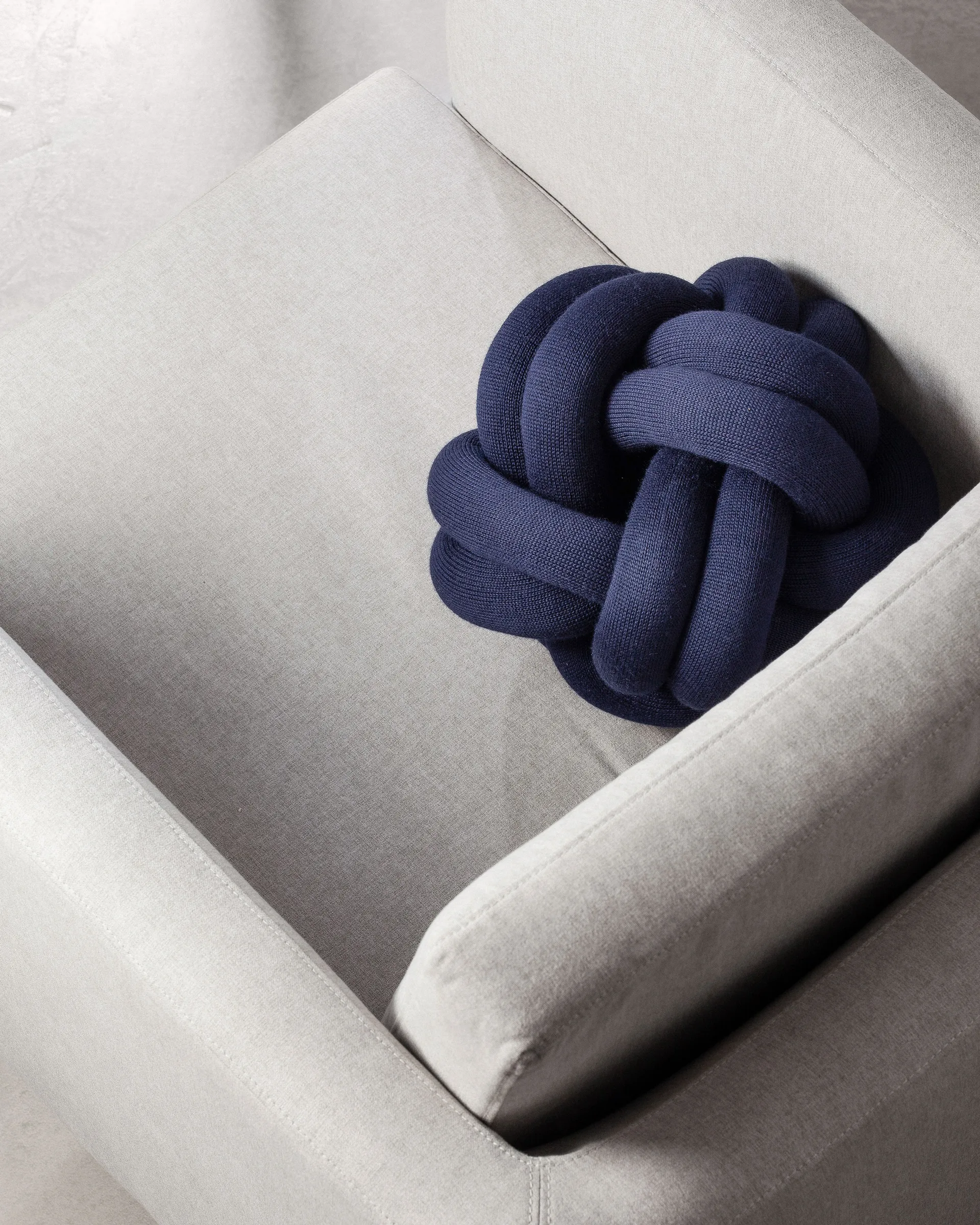 Poduszka Knot, morski Design House Stockholm