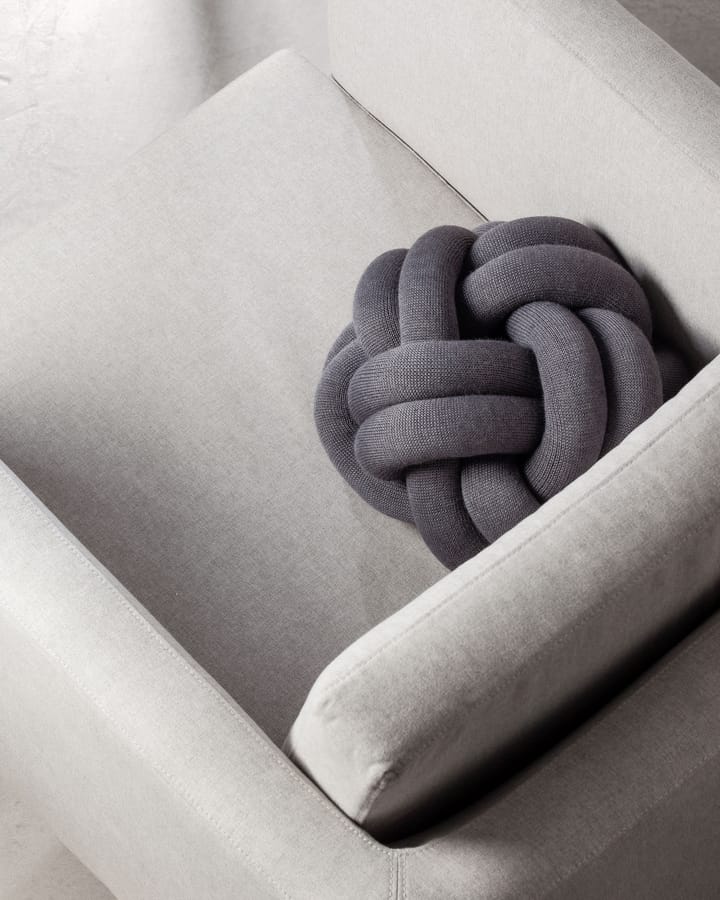 Poduszka Knot, szary Design House Stockholm
