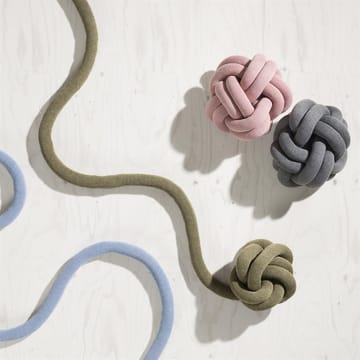 Poduszka Knot - szary - Design House Stockholm