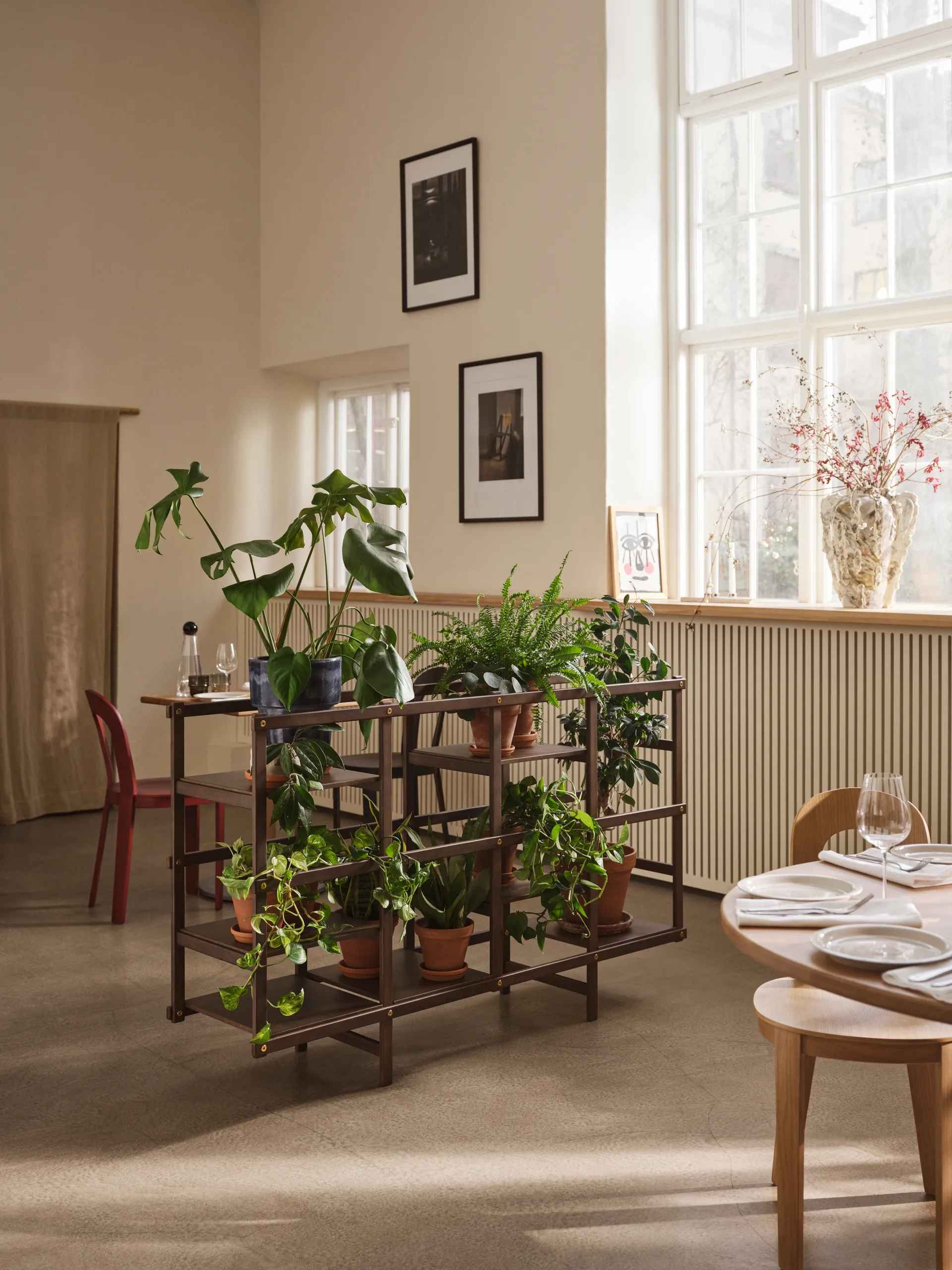 Półka Frame M 154 cm, Ciemny dąb Design House Stockholm