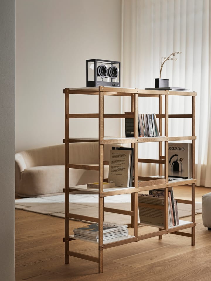 Półka Frame wysoka, Dąb-biały Design House Stockholm
